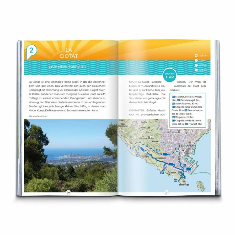 KOMPASS INSPIRATION COTE D AZUR - Wanderführer