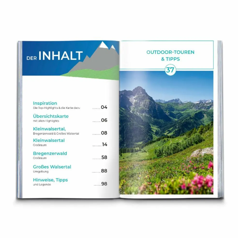 KOMPASS INSPIRATION KLEINWALSERTAL & BREGENZERWALD - Wanderführer