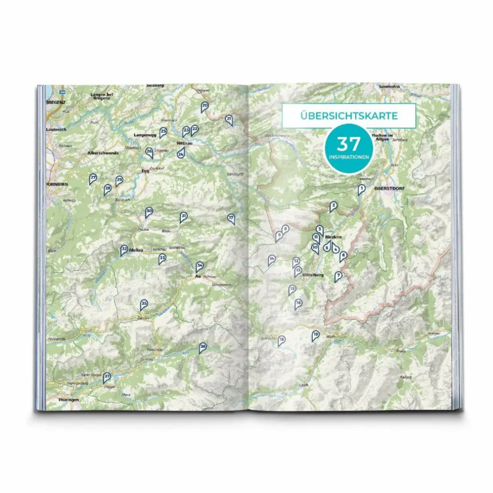 KOMPASS INSPIRATION KLEINWALSERTAL & BREGENZERWALD - Wanderführer