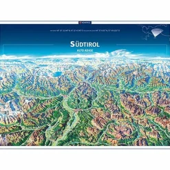 KOMPASS PANORAMA-POSTER SÜDTIROL, ALTO ADIGE - Poster