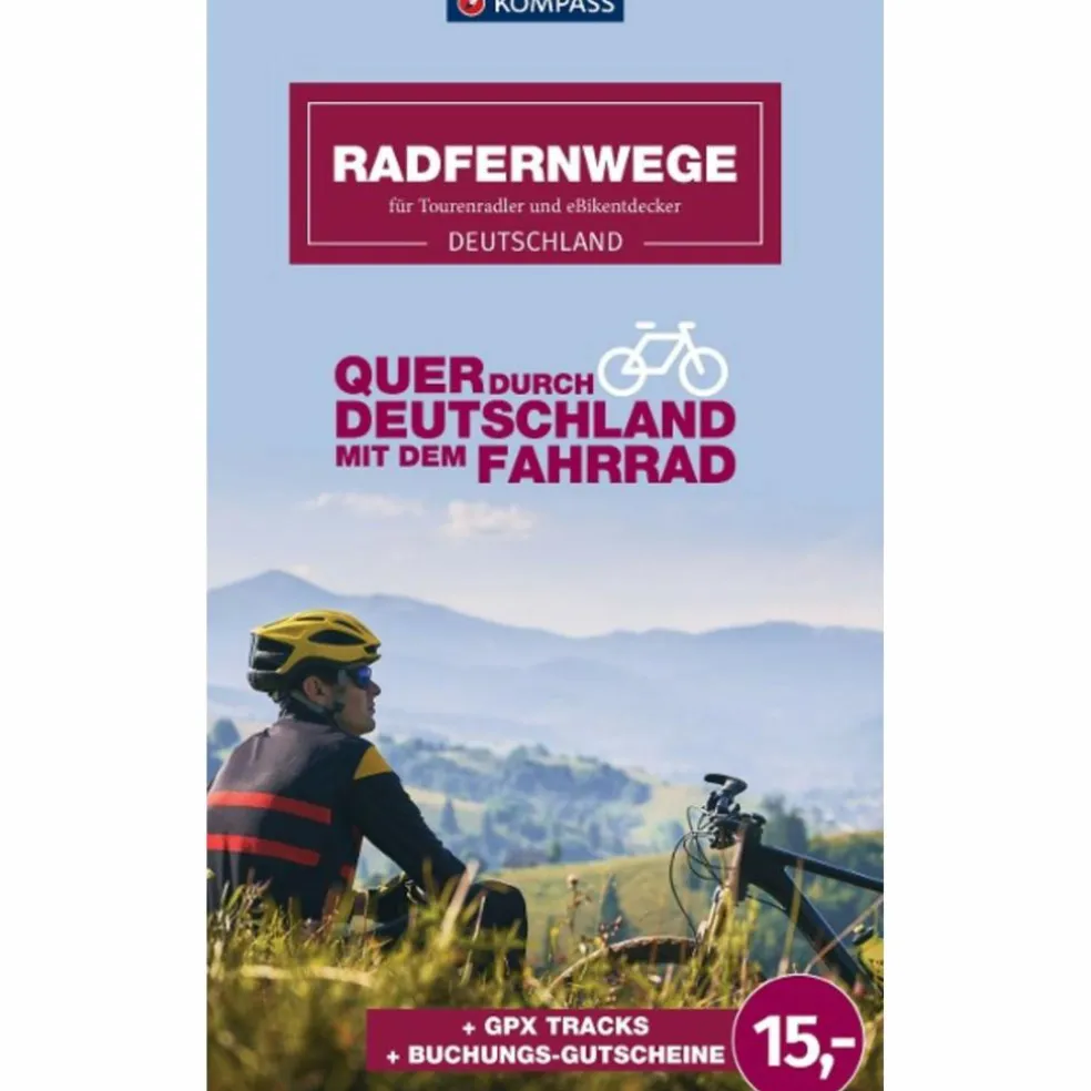 KOMPASS RADFERNWEGE QUER DURCH DEUTSCHLAND - Radwanderführer