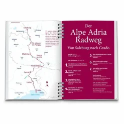 KOMPASS RADREISEFÜHRER ALPE ADRIA RADWEG - Radwanderführer
