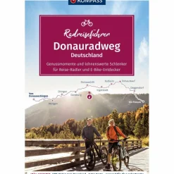 KOMPASS RADREISEFÜHRER DONAURADWEG DEUTSCHLAND - Radwanderführer