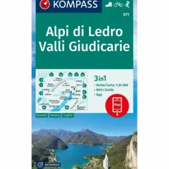KOMPASS WANDERKARTE 071 ALPI DI LEDRO, VALLI GIUDICARIE