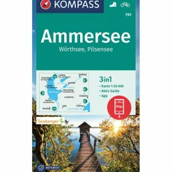 KOMPASS WANDERKARTE 791 AMMERSEE, WÖRTHSEE, PILSENSEE