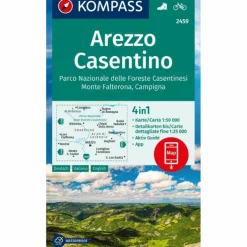 KOMPASS WANDERKARTE 2459 AREZZO, CASENTINO