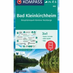 KOMPASS WANDERKARTE 063 BAD KLEINKIRCHHEIM