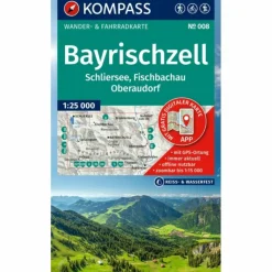KOMPASS WANDERKARTE 008 BAYRISCHZELL, SCHLIERSEE