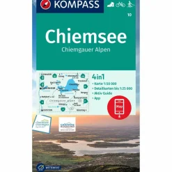 KOMPASS WANDERKARTE 10 CHIEMSEE, CHIEMGAUER ALPEN