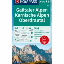 KOMPASS WANDERKARTE 60 GAILTALER ALPEN, KARNISCHE ALPEN