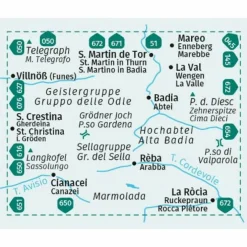 KOMPASS WANDERKARTE 652 HOCHABTEI