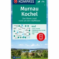 KOMPASS WANDERKARTE 7 MURNAU, KOCHEL