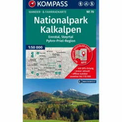 KOMPASS WANDERKARTE 70 NATIONALPARK KALKALPEN, ENNSTAL