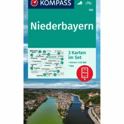 KOMPASS WANDERKARTE 160 NIEDERBAYERN