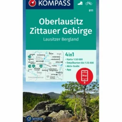 KOMPASS WANDERKARTE 811 OBERLAUSITZ, ZITTAUER GEBIRGE