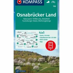 KOMPASS WANDERKARTE 750 OSNABRÜCKER LAND