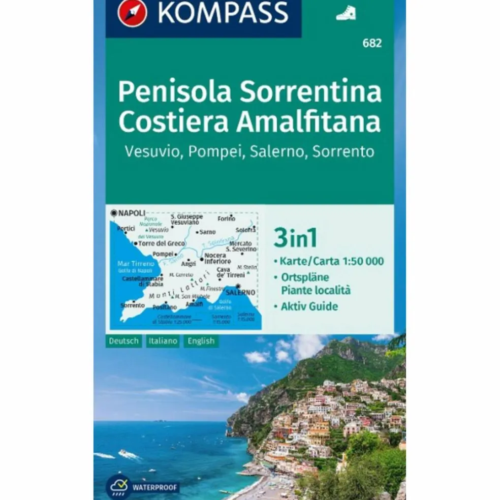 KOMPASS WANDERKARTE 682 PENISOLA SORRENTINA