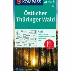 KOMPASS WANDERKARTE 813 ÖSTLICHER THÜRINGER WALD