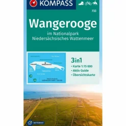 KOMPASS WANDERKARTE 733 WANGEROOGE