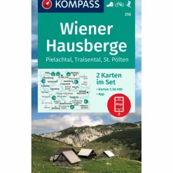 KOMPASS WANDERKARTE 210 WIENER HAUSBERGE