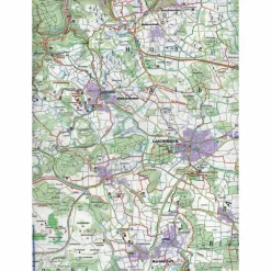 KOMPASS WANDERKARTE MITTLERE ALB, MÜNSINGER ALB 1:50 000
