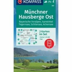KOMPASS WANDERKARTEN-SET 797 MÜNCHNER HAUSBERGE OST