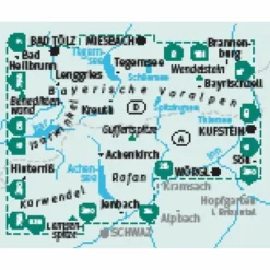 KOMPASS WANDERKARTEN-SET 797 MÜNCHNER HAUSBERGE OST