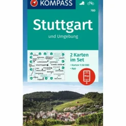 KOMPASS WANDERKARTEN-SET 780 STUTTGART UND UMGEBUNG