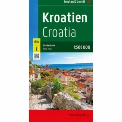 KROATIEN, STRAßENKARTE 1:500.000, FREYTAG & BERNDT - Straßenkarte