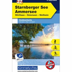 KUF DEUTSCHLAND OUTDOORKARTE 27 STARNBERGER SEE - AMMERSEE - Wanderkarte