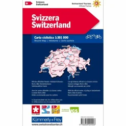 KUF SCHWEIZ RADREISEKARTE 1 : 301 000 - Wanderkarte