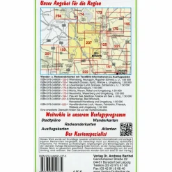 KYRITZ-RUPPINER HEIDE, WITTSTOCK/DOSSE, - Fahrradkarte