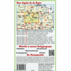 LAUSITZER SEENLAND, SENFTENBERG, HOYERSWERDA - Wanderkarte
