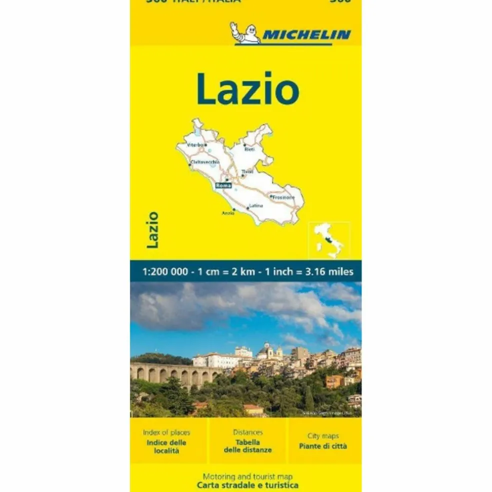 LAZIO - MICHELIN LOCAL MAP 360 - Straßenkarte
