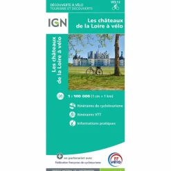 LES CHATEAUX DE LA LOIRE À VÉLO - DIE SCHLÖSSER DER LOIRE - Fahrradkarte