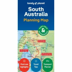 LONELY PLANET SOUTH AUSTRALIA PLANNING MAP - Straßenkarte