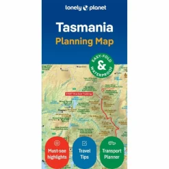 LONELY PLANET TASMANIA PLANNING MAP - Straßenkarte