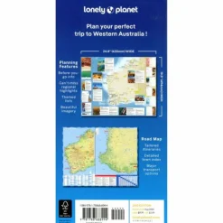 LONELY PLANET WESTERN AUSTRALIA PLANNING MAP - Straßenkarte