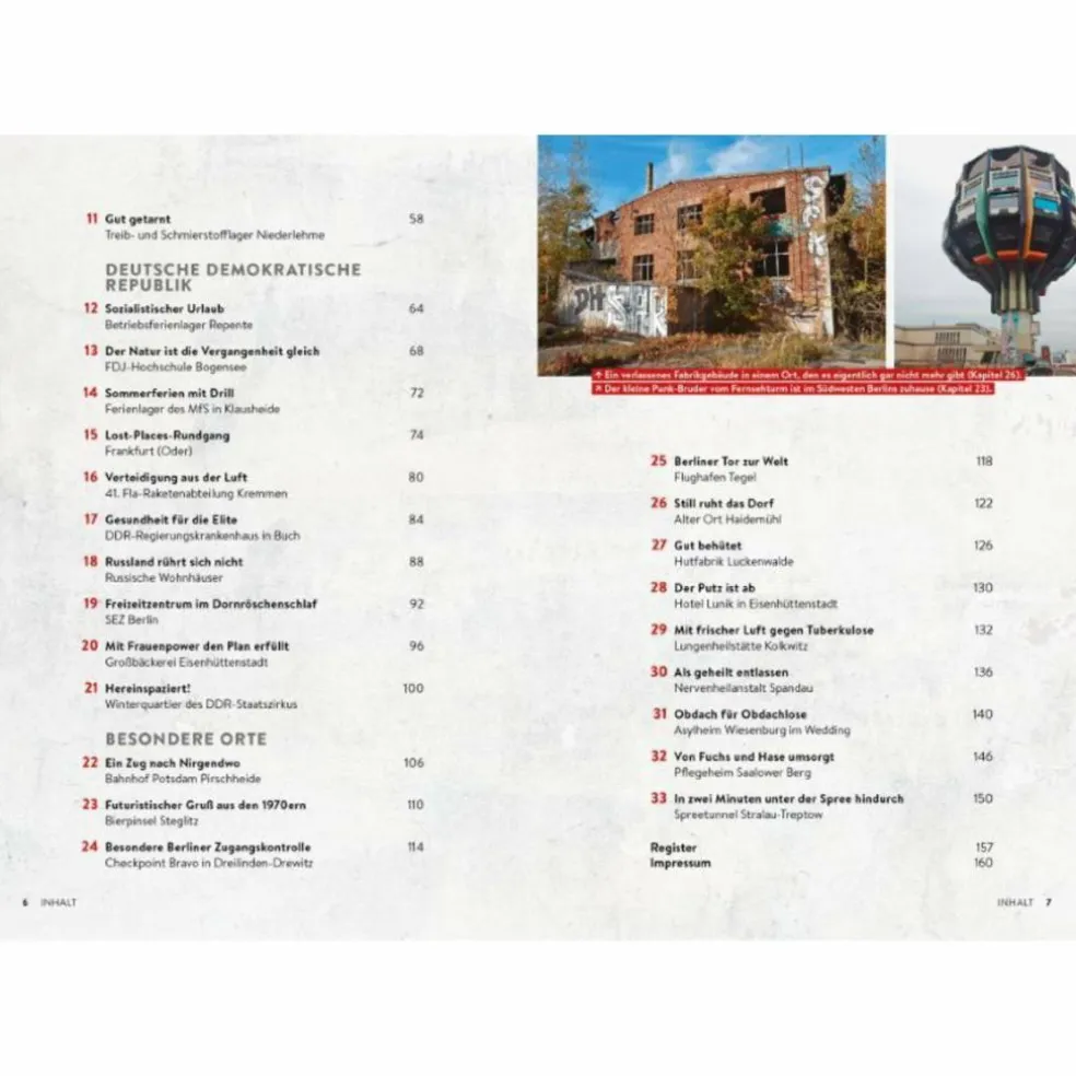 LOST & DARK PLACES BERLIN UND BRANDENBURG - Reiseführer