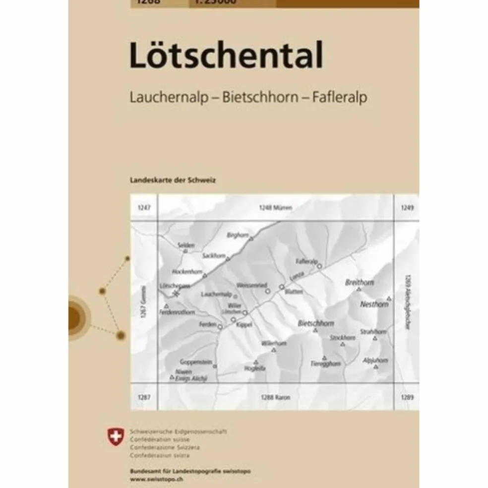 LÖTSCHENTAL 1 : 25 000 - Wanderkarte
