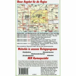 LUTHERSTADT WITTENBERG UND UMGEBUNG - Wanderkarte