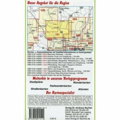 LÖWENBERGER LAND UND UMGEBUNG - Wanderkarte