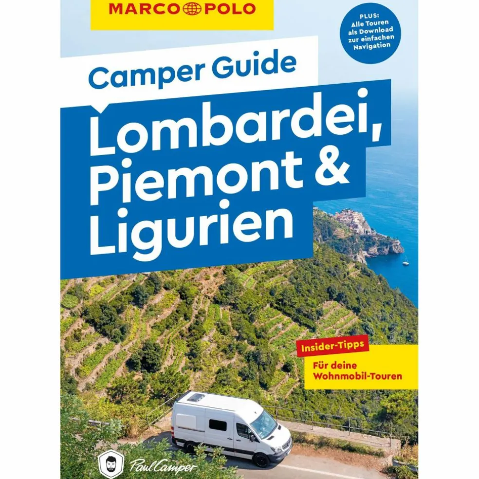 MARCO POLO CAMPER GUIDE LOMBARDEI, PIEMONT & LIGURIEN - Reiseführer