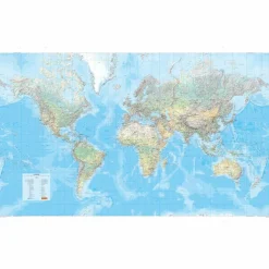 MARCO POLO DIE GROßE WELTKARTE (PHYSISCH) 1:30 000 000 - Weltkarte