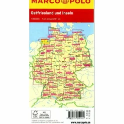MARCO POLO FREIZEITKARTE 5 OSTFRIESLAND UND INSELN 1:100.000