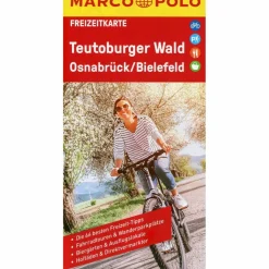 MARCO POLO FREIZEITKARTE TEUTOBURGER WALD, OSNABRÜCK, BIELEF - Straßenkarte
