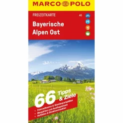 MARCO POLO FREIZEITKARTE 46 BAYERISCHE ALPEN OST 1:100.000