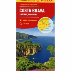 MARCO POLO KARTE COSTA BRAVA, ANDORRA, BARCELONA - Straßenkarte