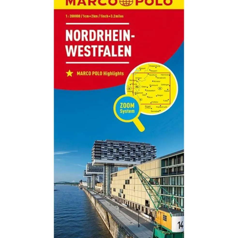 MARCO POLO KARTE DEUTSCHLAND BLATT 5 NRW - Straßenkarte