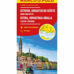 MARCO POLO KARTE ISTRIEN, KROATISCHE KÜSTE NORD UND MITTE